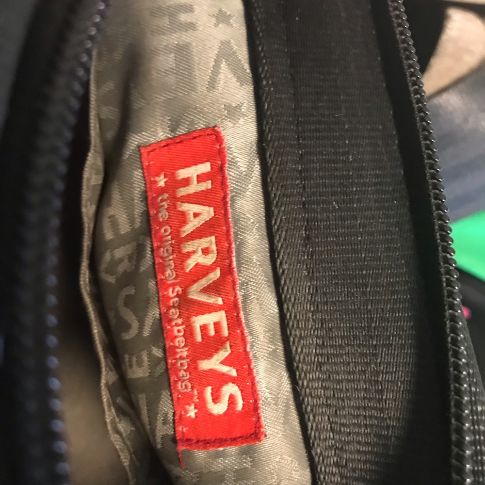 Harvey’s Seat Belt Bag Black Handbag Medium Tote